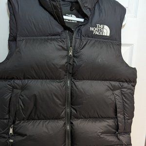 Men’s North face down feather Vest size M